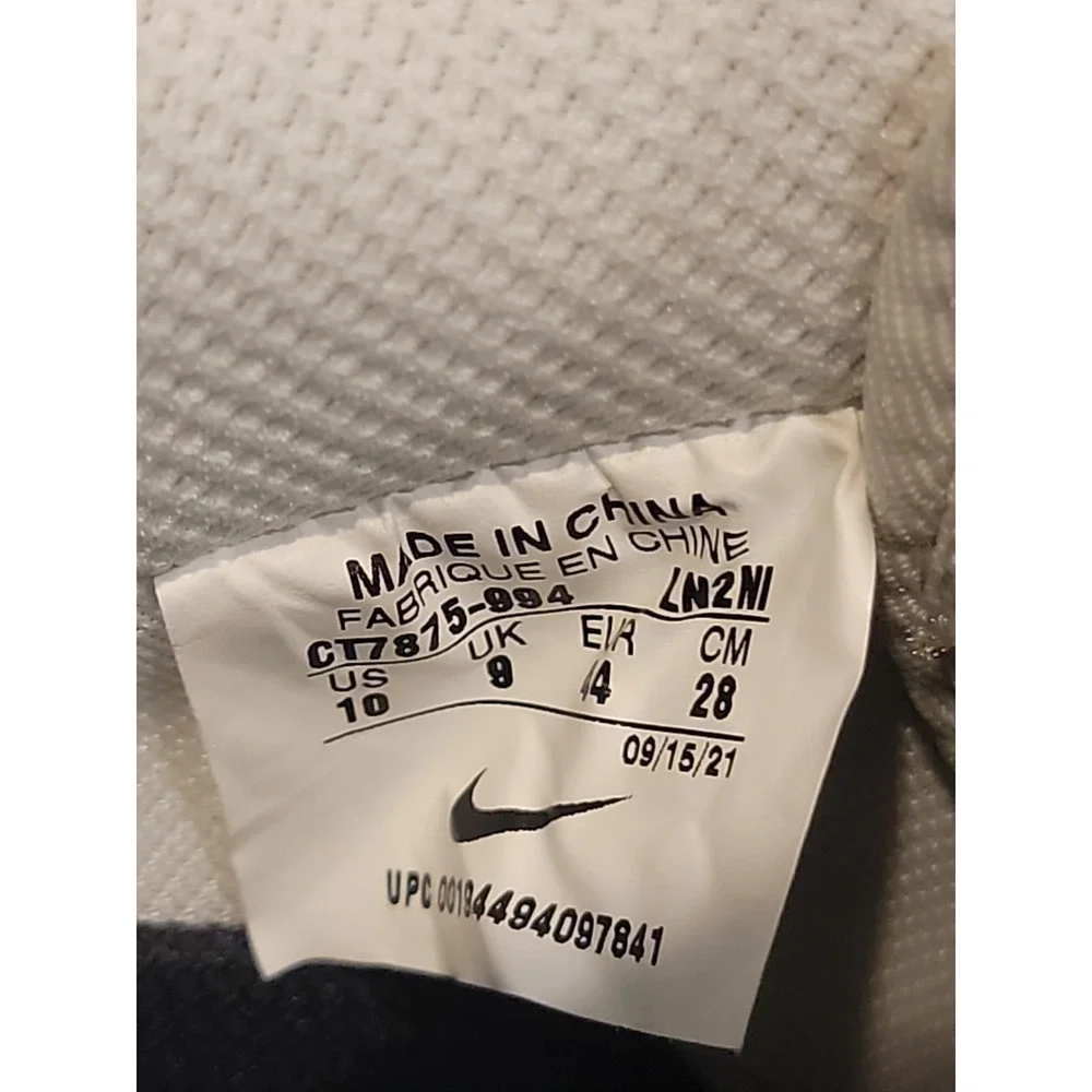 NIKE AIR FORCE 1 LOW ID NIKE BY YOU HD WHITE-BLACK SZ 10 [CT7875-994] Worn Once